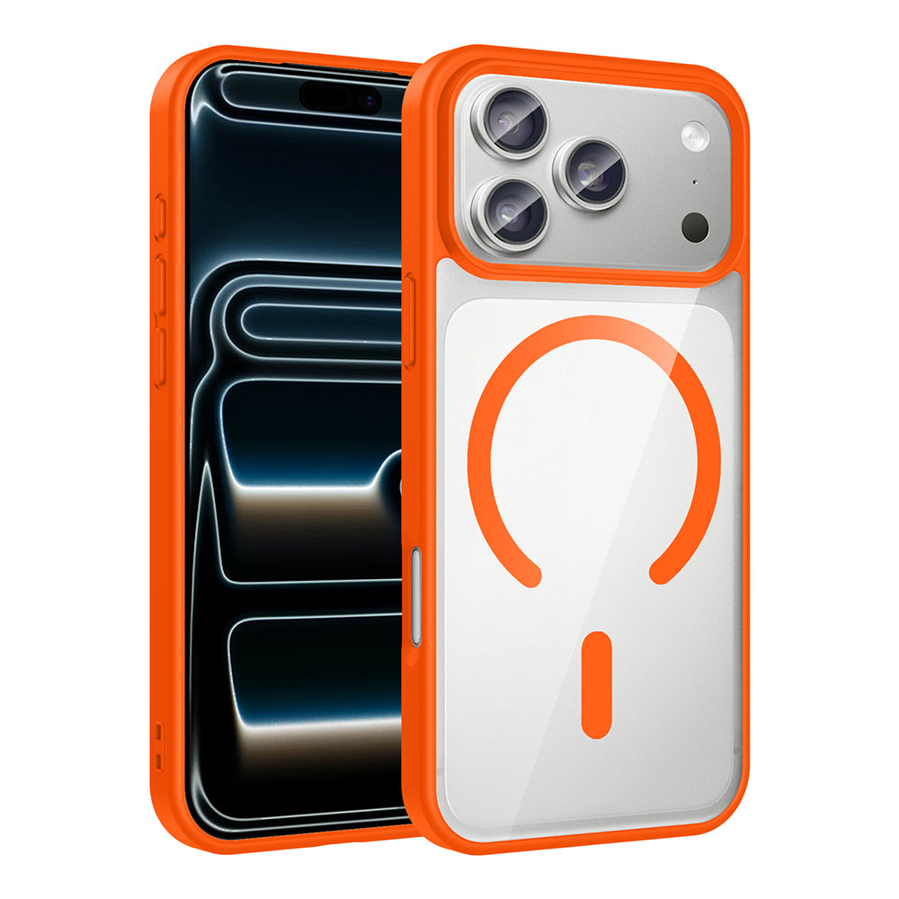 Cepax iPhone 17 Pro Max M-safe Wireless Şarj Özellikli Silikon Ege Kılıf