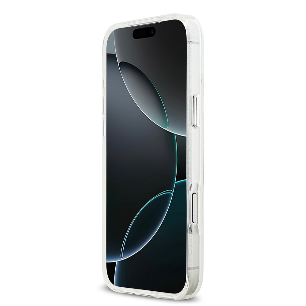 Mercedes Benz iPhone 17 Pro Max Orjinal Lisanslı M-safe Şarj Özellikli Buzlu PC Nostaljik Yıldız Dizayn Kılıf