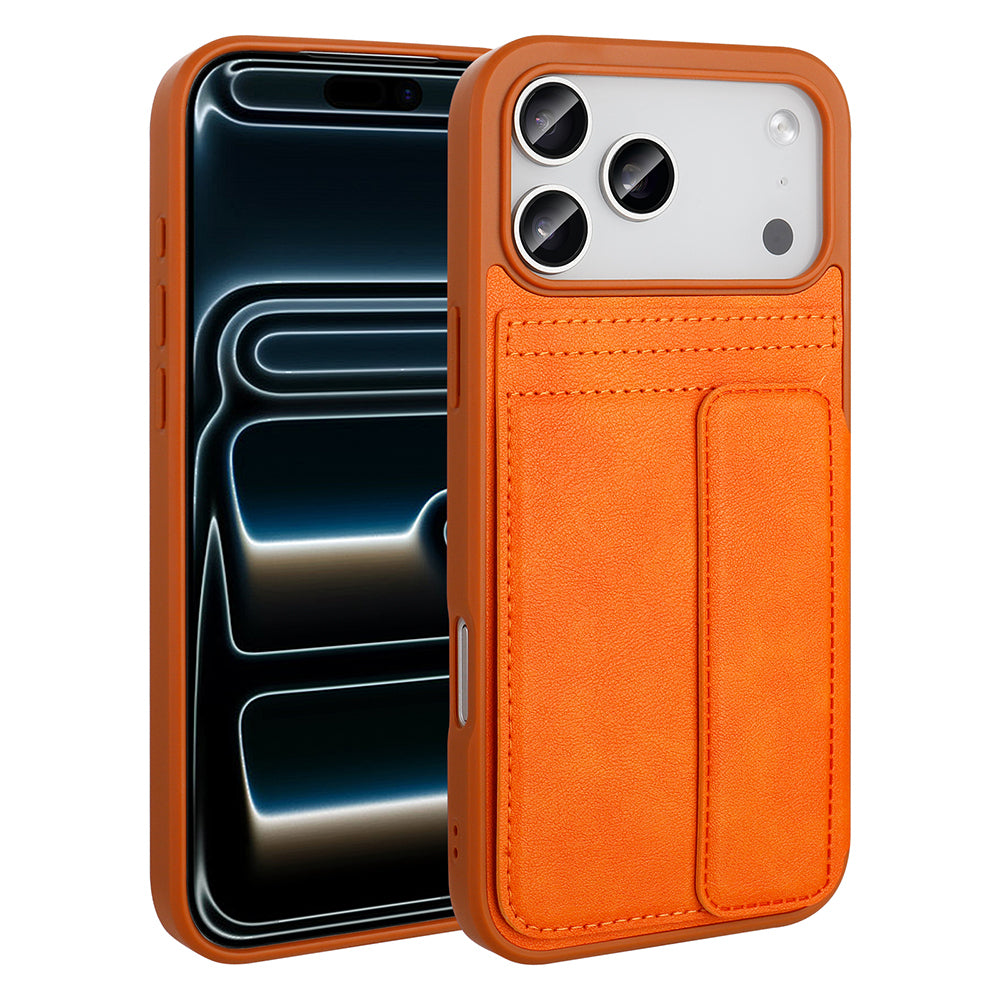 Cepax iPhone 17 Pro Max PU Deri Kartlıklı Sevilla Kılıf