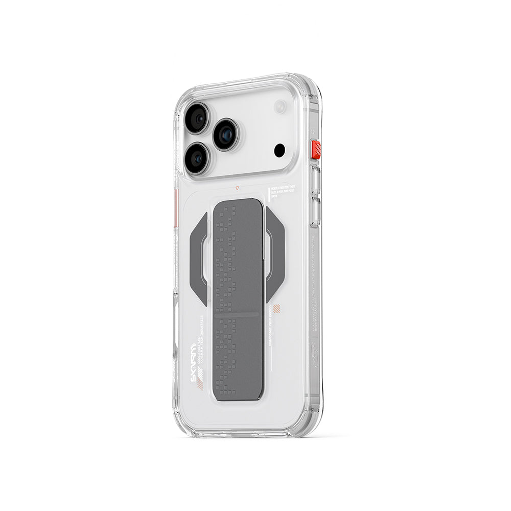 Skinarma iPhone 17 Pro Max M-Safe Şarj Özellikli Airbag Tasarımlı Standlı Haxa Kılıf