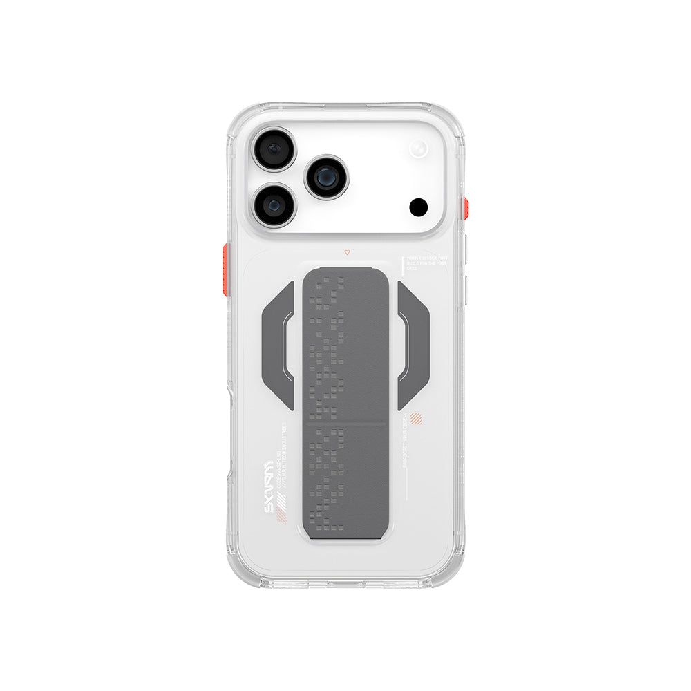 Skinarma iPhone 17 Pro Max M-Safe Şarj Özellikli Airbag Tasarımlı Standlı Haxa Kılıf