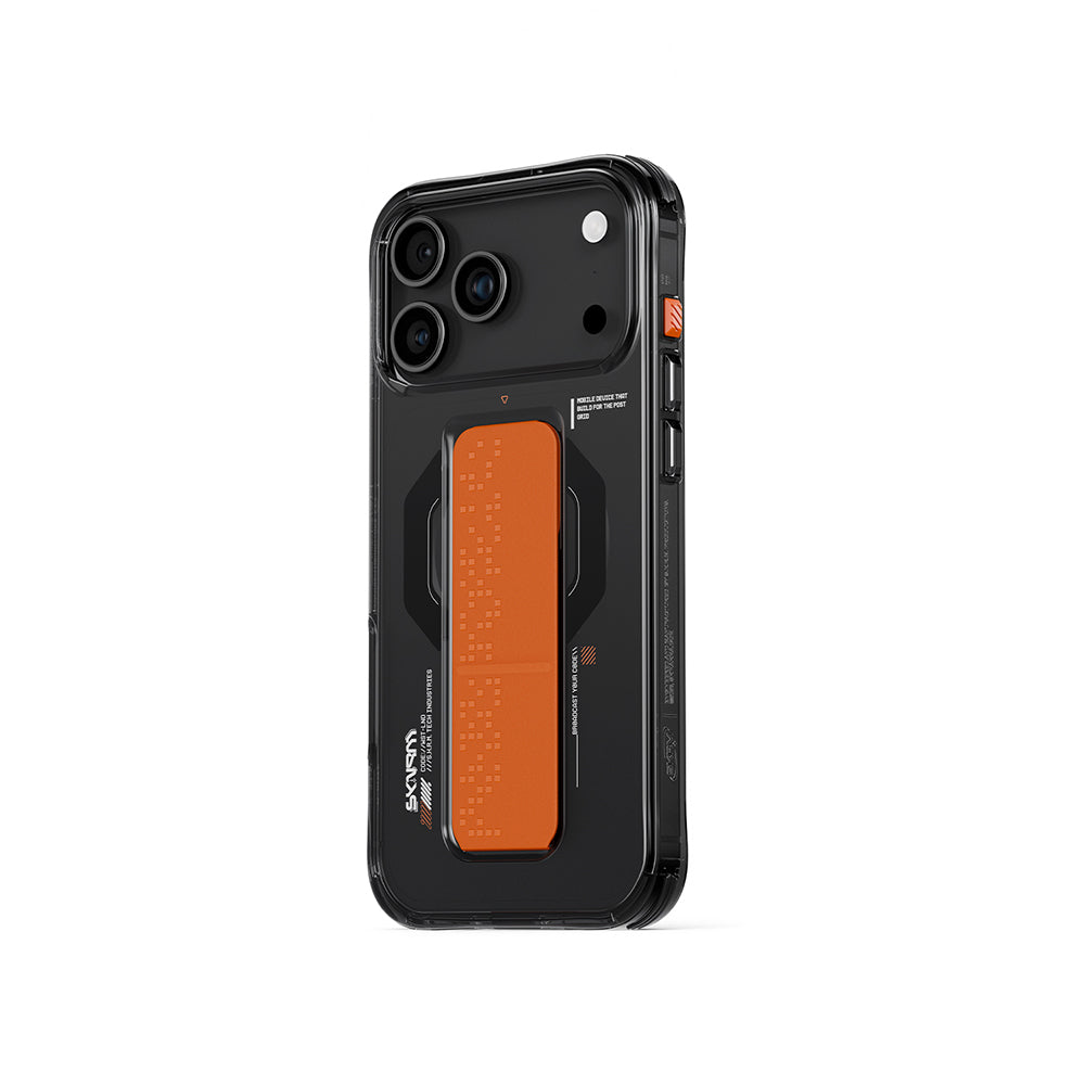 Skinarma iPhone 17 Pro Max M-Safe Şarj Özellikli Airbag Tasarımlı Standlı Haxa Kılıf