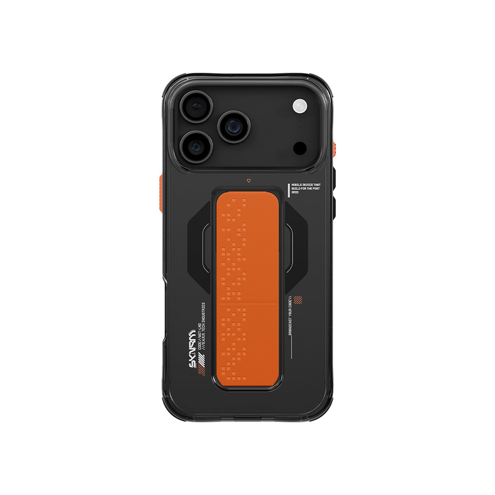 Skinarma iPhone 17 Pro Max M-Safe Şarj Özellikli Airbag Tasarımlı Standlı Haxa Kılıf