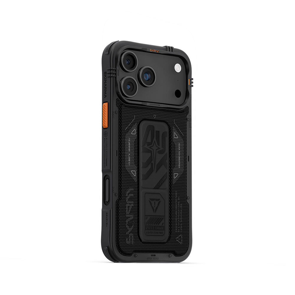 SkinArma iPhone 17 Pro Max M-safe Airbag Tasarımlı Standlı Phantom Telefon Kılıfı