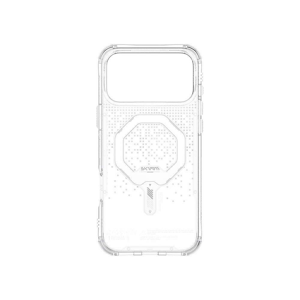 Skinarma iPhone 17 Pro Max M-Safe Şarj Özellikli IML Baskılı Holografik MYST Kılıf