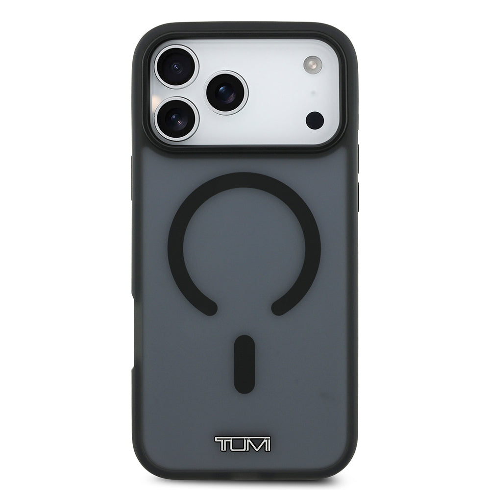 TUMI iPhone 17 Pro Max Orjinal Lisanslı M-safe Şarj Özellikli Buzlu Transparan Kılıf