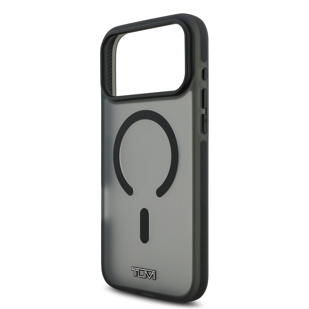 TUMI iPhone 17 Pro Max Orjinal Lisanslı M-safe Şarj Özellikli Buzlu Transparan Kılıf
