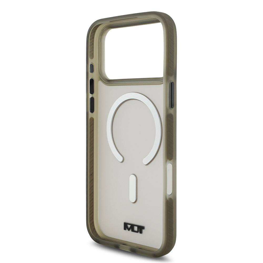 TUMI iPhone 17 Pro Max Orjinal Lisanslı M-safe Şarj Özellikli Buzlu Transparan Kılıf