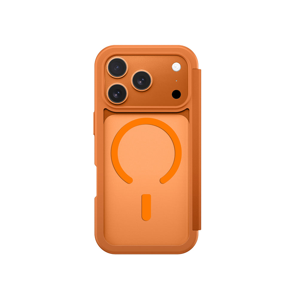 Amazingthing Glamour Foilo Serisi iPhone 17 Pro Max PU Kartlıklı Kılıf