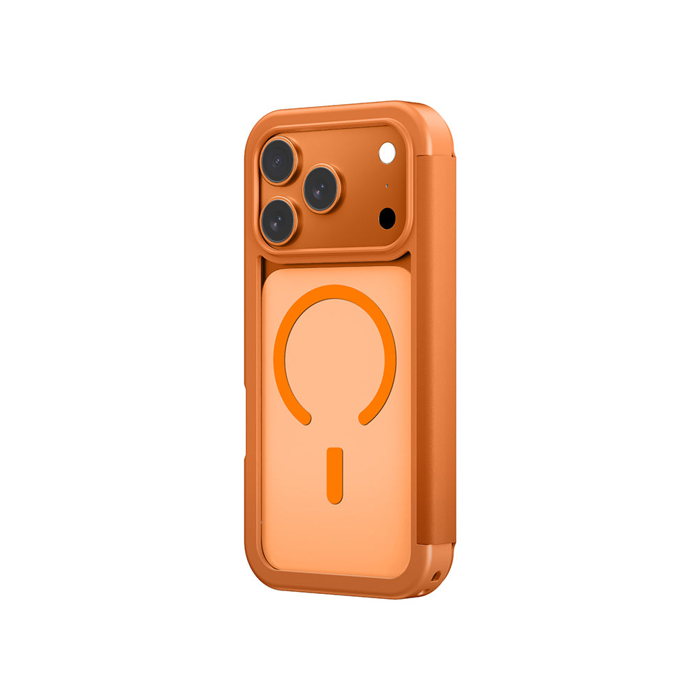 Amazingthing Glamour Foilo Serisi iPhone 17 Pro Max PU Kartlıklı Kılıf
