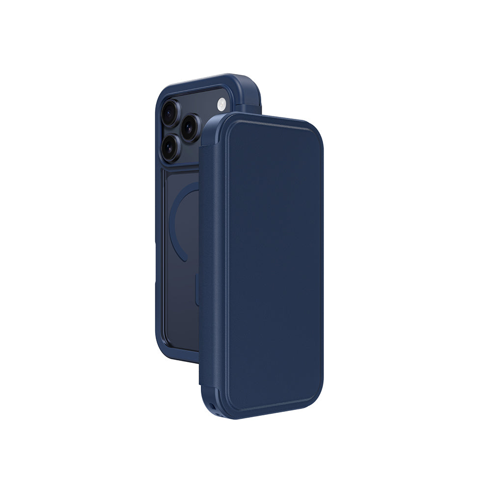 Amazingthing Glamour Foilo Serisi iPhone 17 Pro Max PU Kartlıklı Kılıf