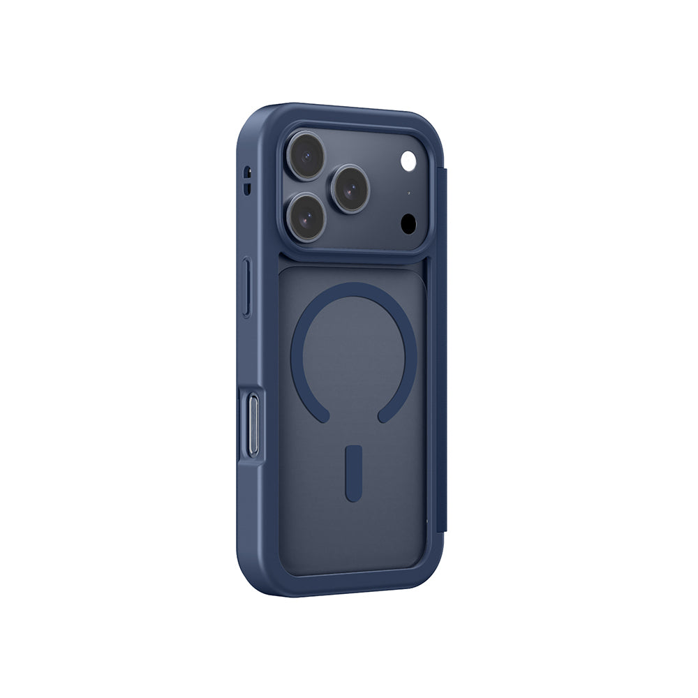 Amazingthing Glamour Foilo Serisi iPhone 17 Pro Max PU Kartlıklı Kılıf