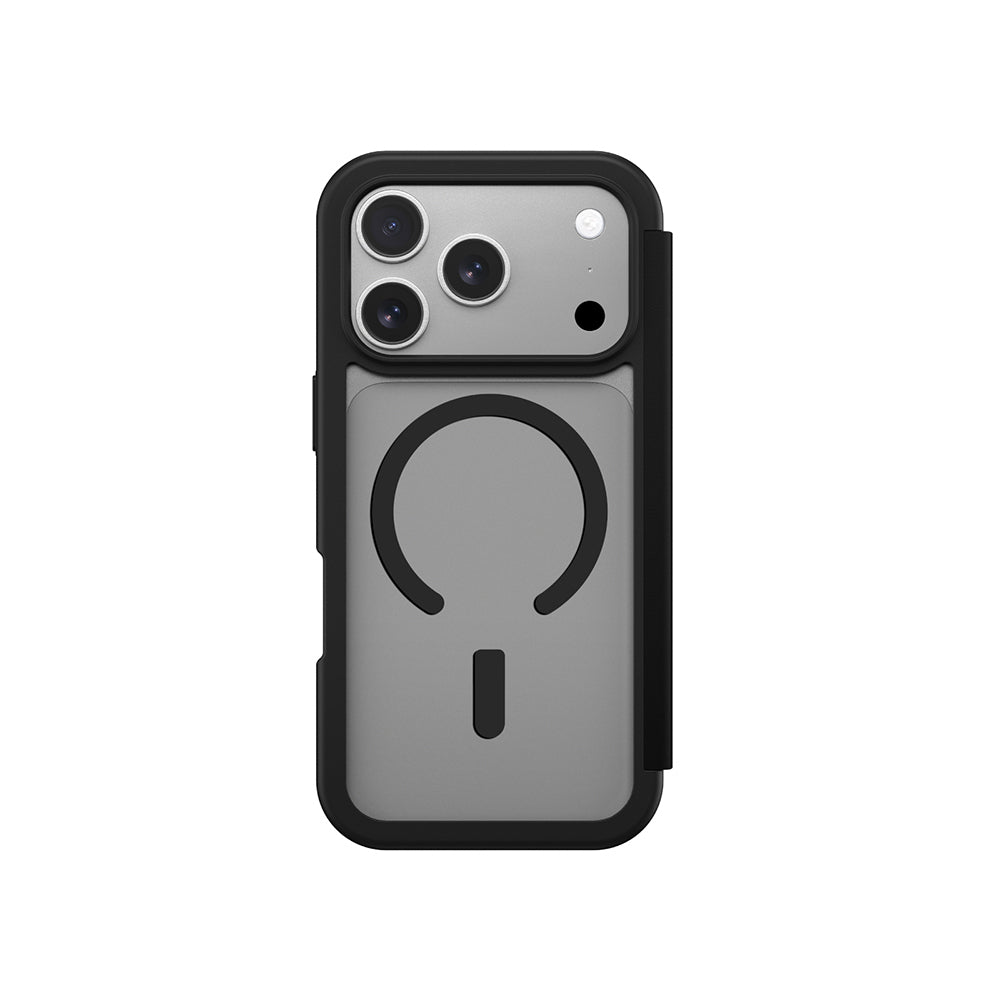 Amazingthing Glamour Foilo Serisi iPhone 17 Pro Max PU Kartlıklı Kılıf