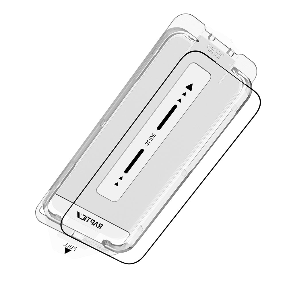 Raptic Air Glass iPhone 17 Pro 2.5D Ekran Koruyucu 2 Adet + Kolay Uygulama Aparatlı