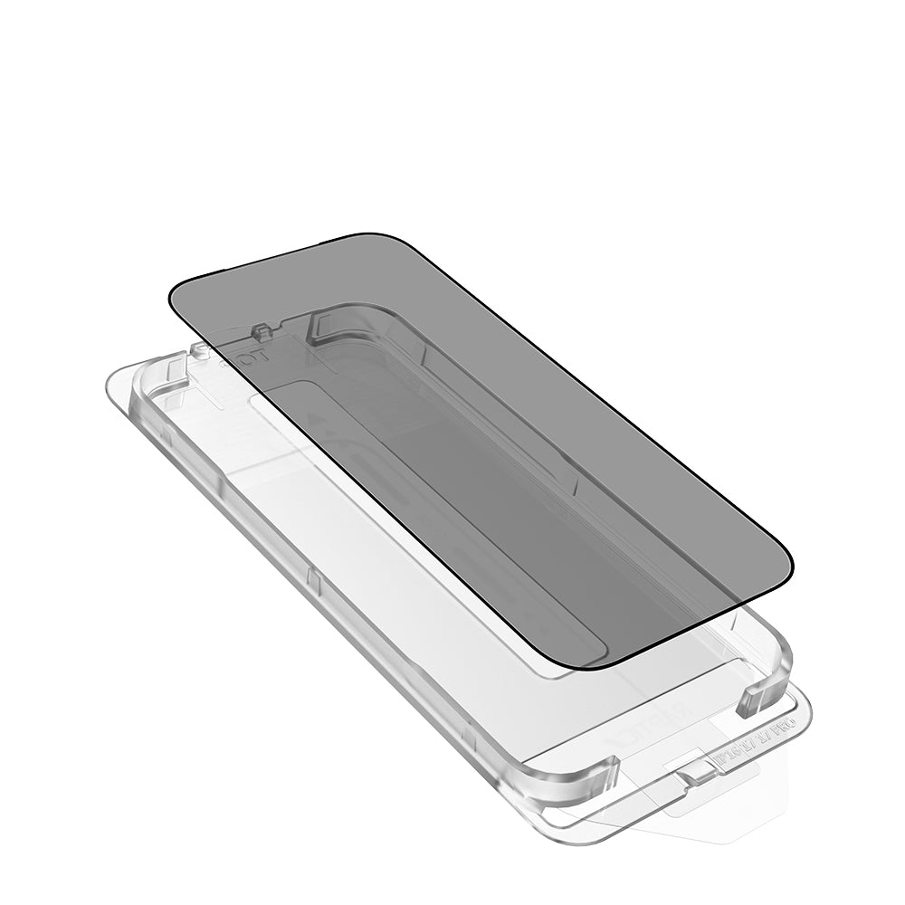 Raptic Air Glass iPhone 17 Pro 2.5D Privacy Hayalet Ekran Koruyucu 2 Adet + Kolay Uygulama Aparatlı