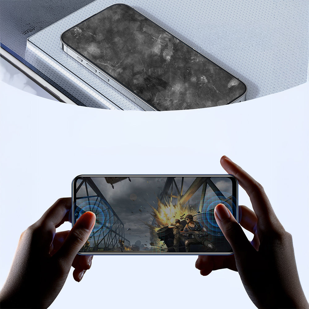 Raptic Air Glass iPhone 17 Pro 2.5D Privacy Hayalet Ekran Koruyucu 2 Adet + Kolay Uygulama Aparatlı