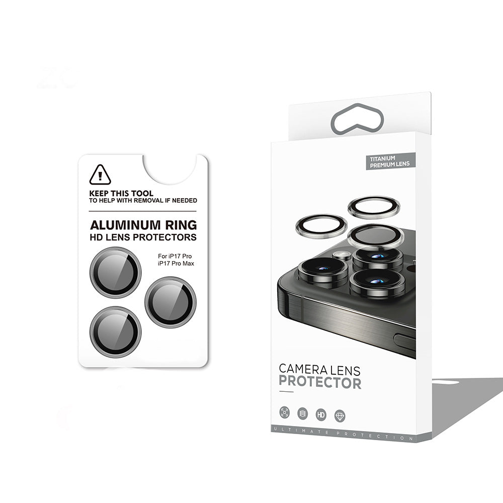Cepax iPhone 17 Pro/Pro Max CL-12 Premium Safir Parmak İzi Bırakmayan Anti-Reflective Kamera Lens Koruyucu