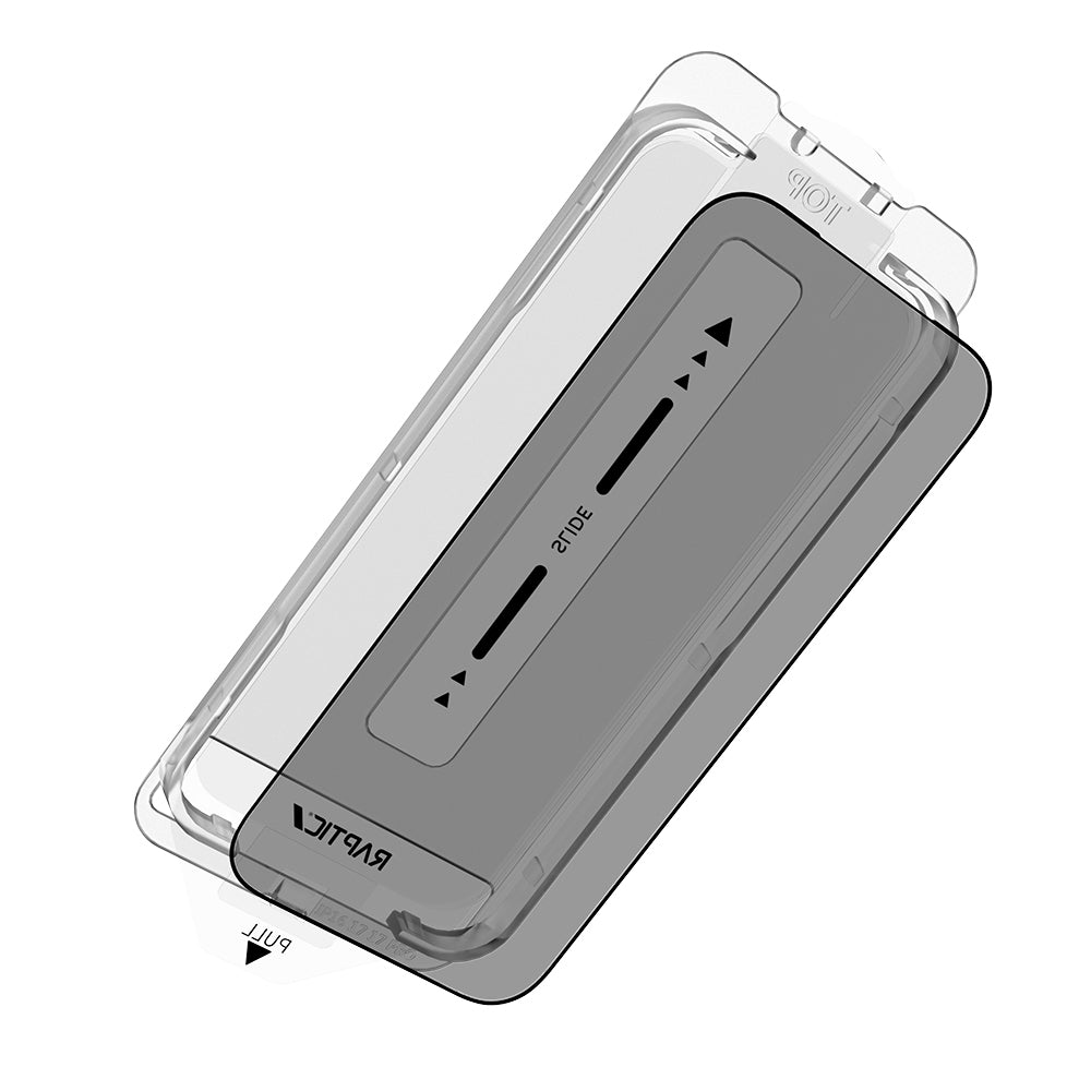 Raptic Air Glass iPhone 17 2.5D Privacy Hayalet Ekran Koruyucu 2 Adet + Kolay Uygulama Aparatlı