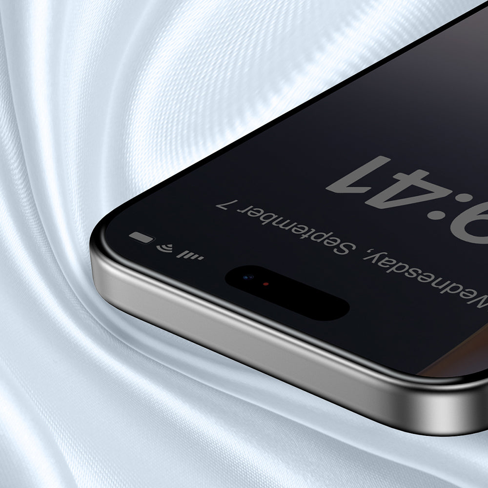 Raptic Air Glass iPhone 17 2.5D Privacy Hayalet Ekran Koruyucu 2 Adet + Kolay Uygulama Aparatlı