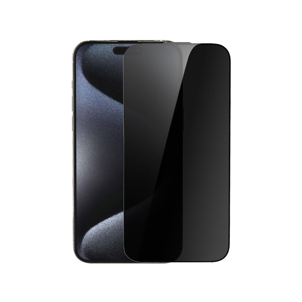 Wiwu Wi-SQ009 iPhone 17 Easy Install iPrivacy 360° Anti-Peep Oleofobik Temperli Cam Ekran Koruyucu + Kolay Uygulama Aparatlı