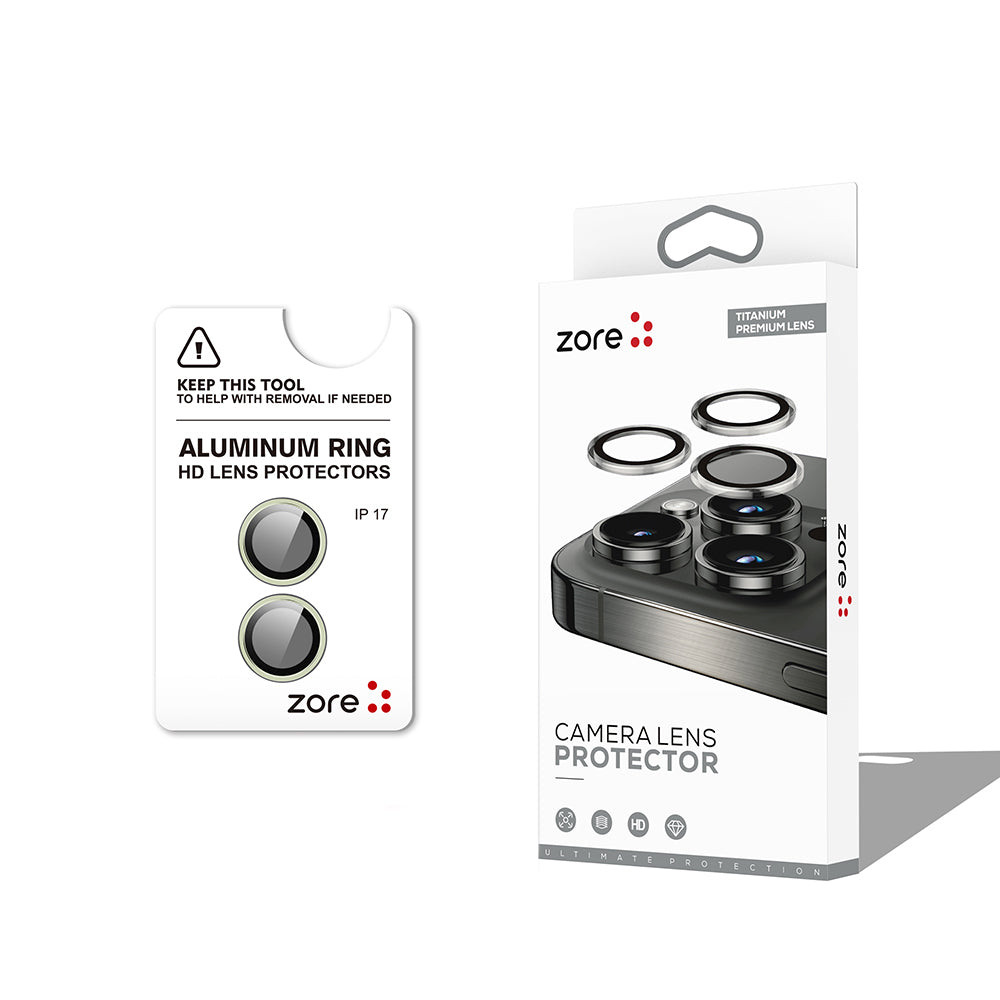 Cepax iPhone 17 CL-12 Premium Safir Parmak İzi Bırakmayan Anti-Reflective Kamera Lens Koruyucu