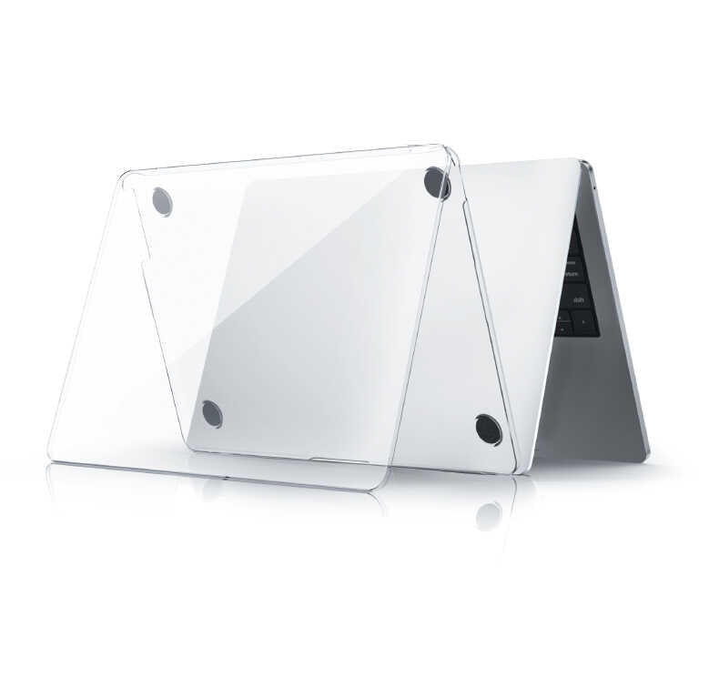 Wiwu MacBook Crystal iShield Macbook 13.3' Pro 2022 M2 Ultra İnce Sararmayan Şeffaf Kılıf - 1