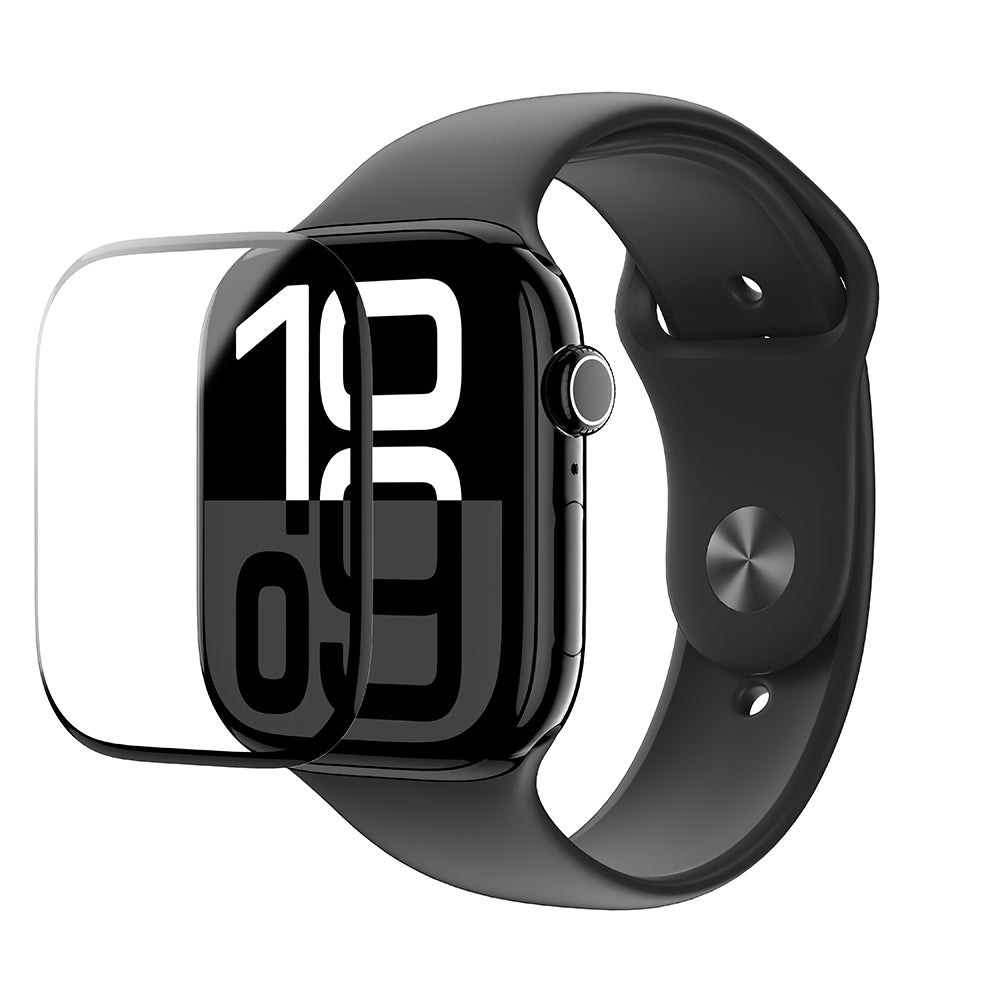 Amazingthing Radix Protective Apple Watch 10 42mm Parmak İzi Bırakmayan HD Ekran Koruyucu Film + Kolay Uygulama Aparatı - 1