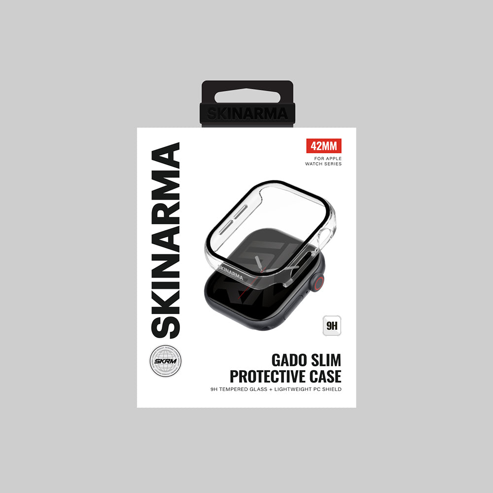 Skinarma Gado Apple Watch 10 42mm Sert Silikon Kasa ve Ekran Koruyucu