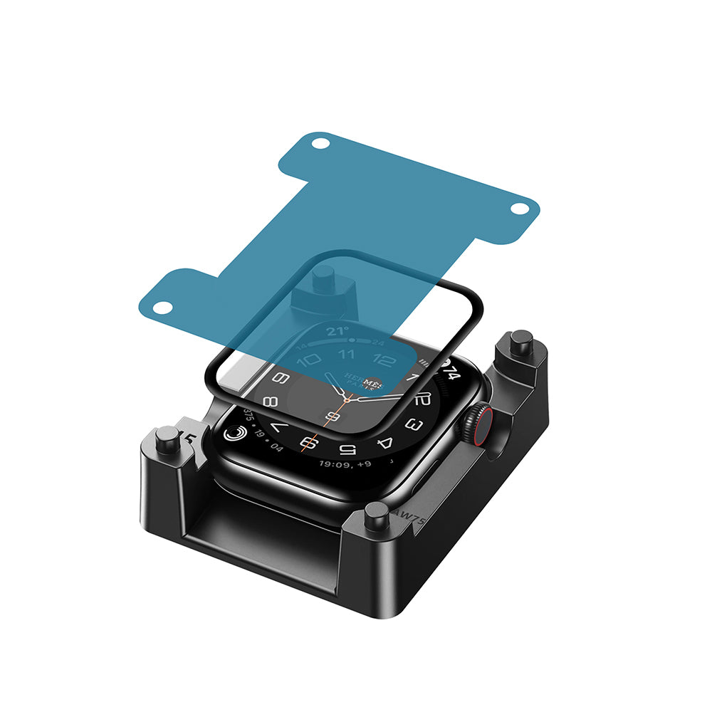 Wiwu JD-107 Easy Install Serisi Apple Watch 10 42mm HD Ekran Koruyucu Film + Kolay Uygulama Aparatı