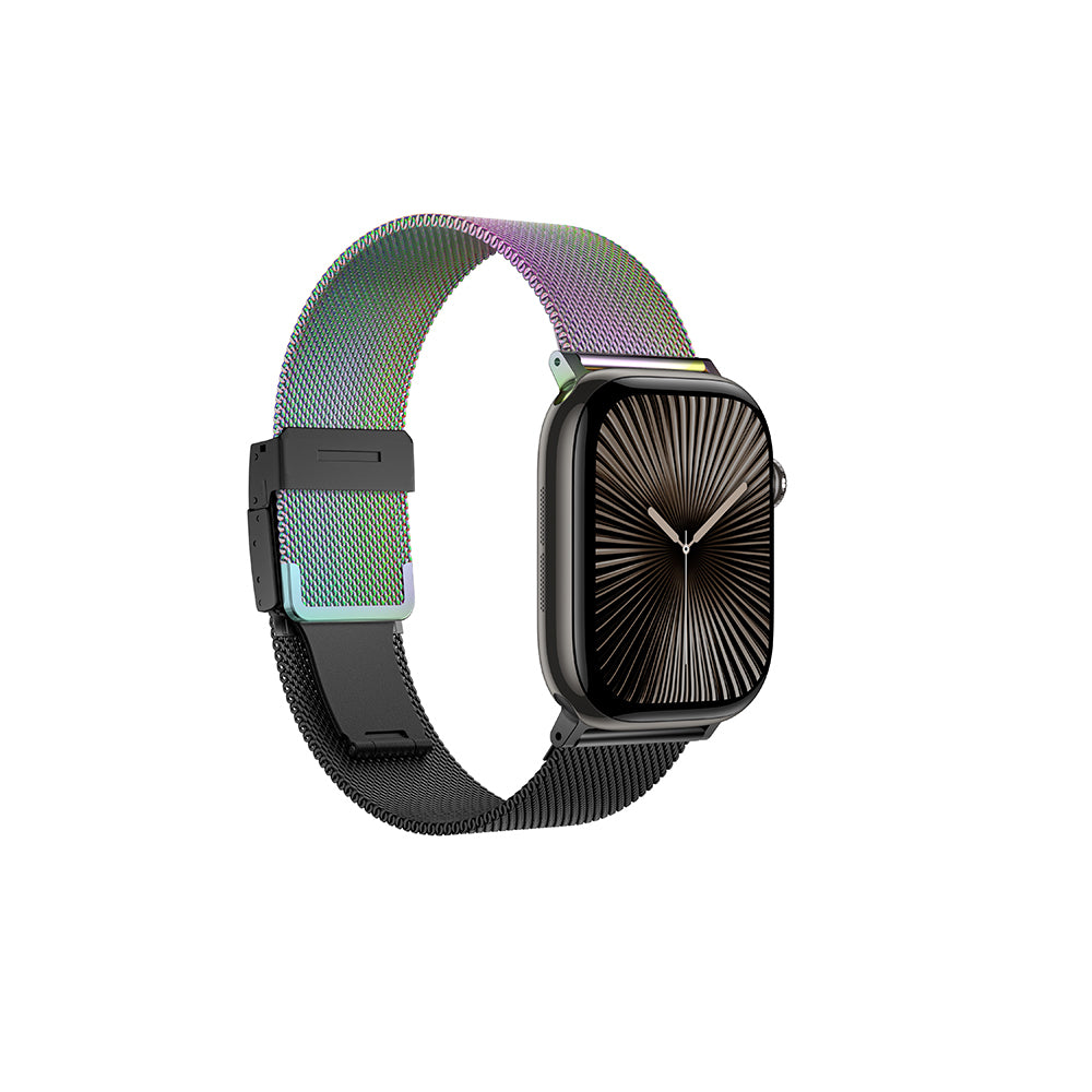 Amazingthing Omni StyleFlip Apple Watch 46mm Metal Hasır Kordon