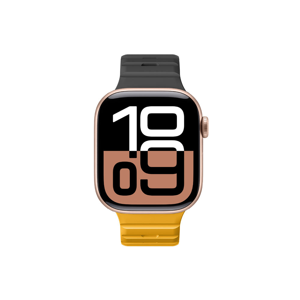Amazingthing SilqLock Apple Watch 46mm Silikon Kordon Strap Kordon