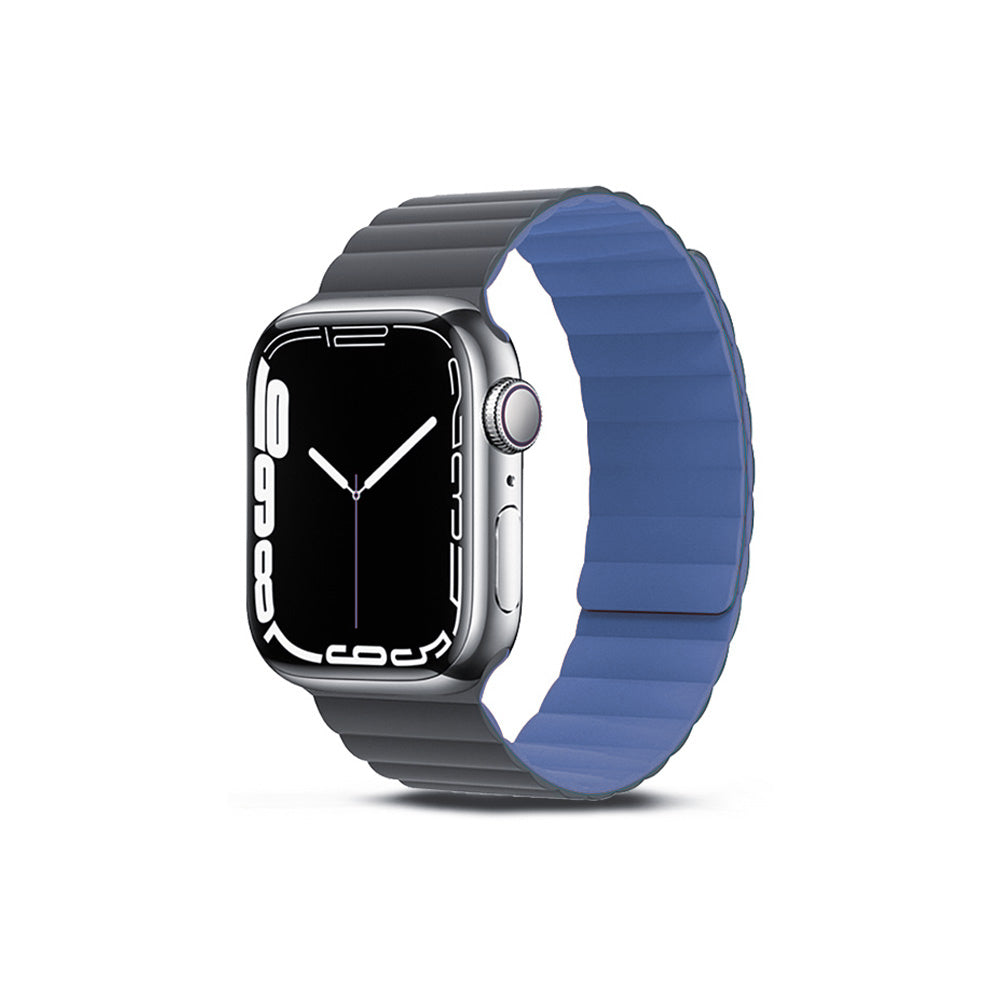 Amazingthing Smoothie Apple Watch 46mm Mag Magnetik Tak Çıkar Silikon Strap Kordon