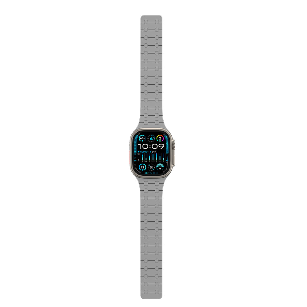 Amazingthing Smoothie Apple Watch 46mm Sport Magnetik Tak Çıkar Silikon Strap Kordon