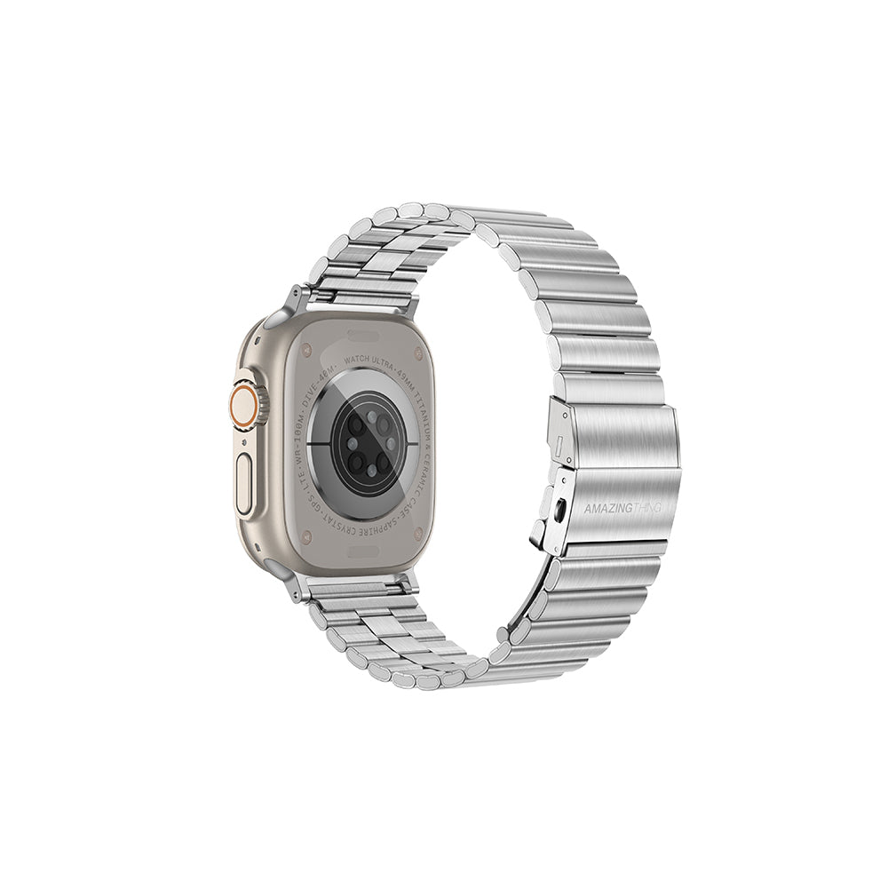 Amazingthing Titan Steel Apple Watch 46mm Metal Kordon