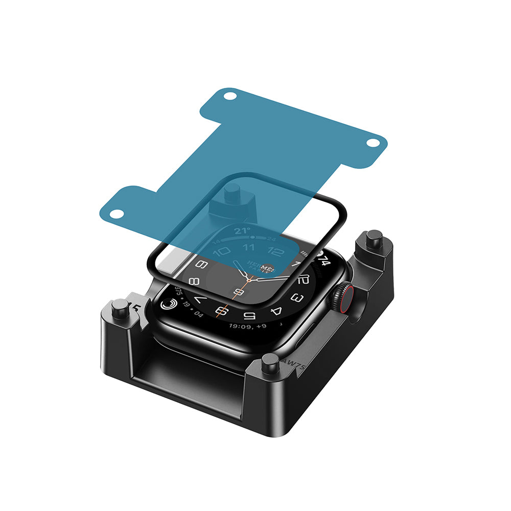Wiwu JD-107 Apple Watch 10 46mm Easy Install Serisi HD Ekran Koruyucu Film + Kolay Uygulama Aparatı