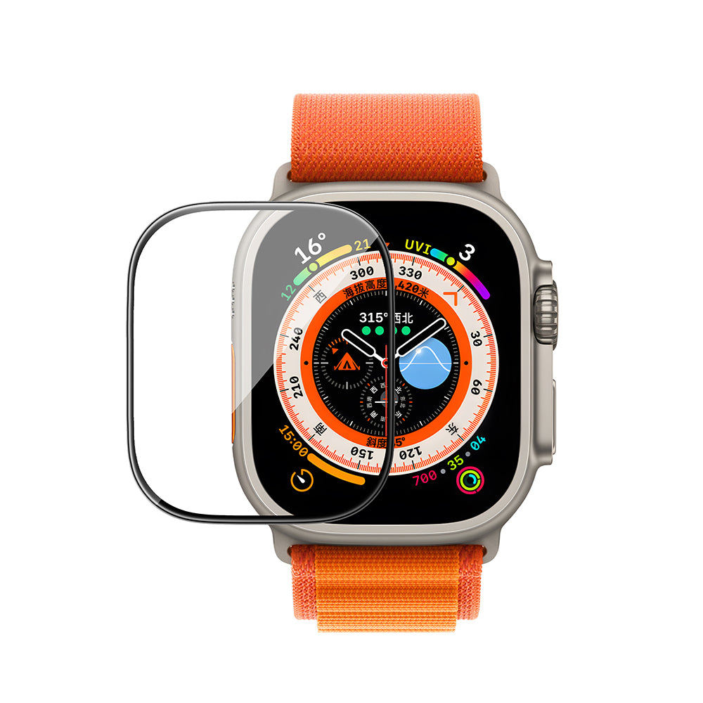 Wiwu JD-107 Apple Watch 10 46mm Easy Install Serisi HD Ekran Koruyucu Film + Kolay Uygulama Aparatı