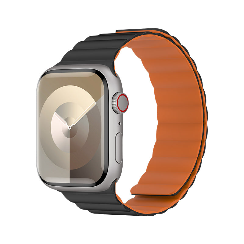 Benks Apple Watch 38/40/41/42mm Uyumlu Magnetik Tak Çıkar Silikon Strap Kayış