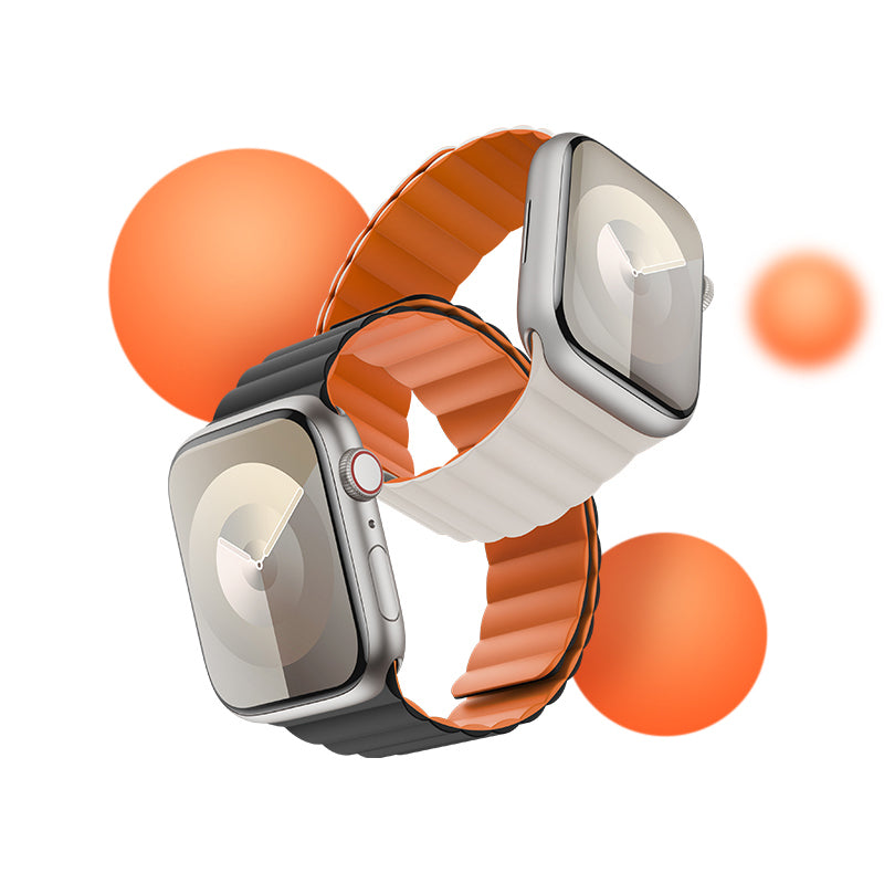 Benks Apple Watch 38/40/41/42mm Uyumlu Magnetik Tak Çıkar Silikon Strap Kayış