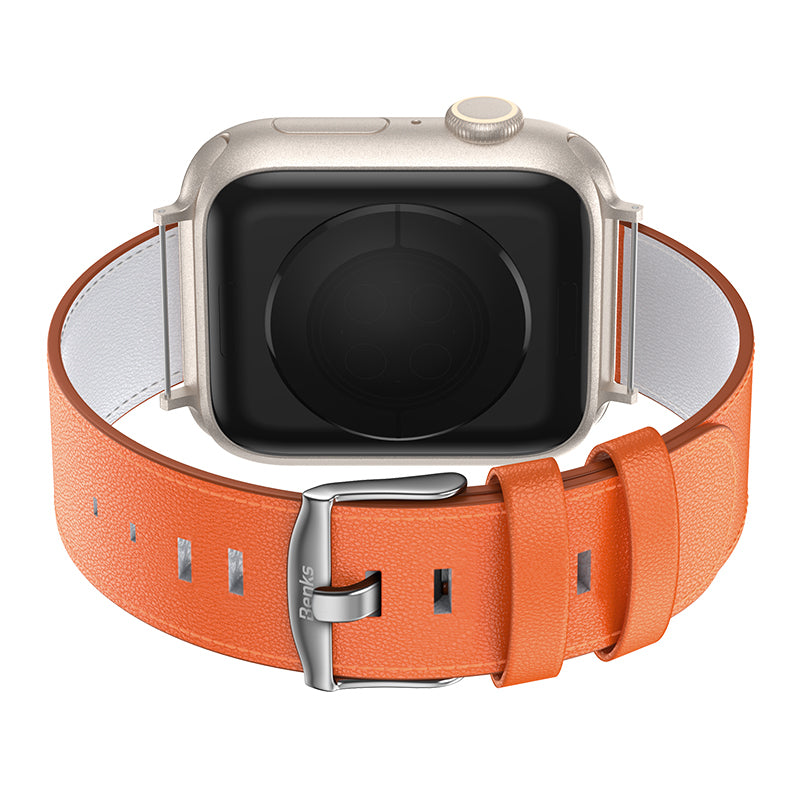 Benks Vintage Genuine Leather Serisi Apple Watch 38/40/41/42mm Uyumlu Deri Kordon Strap Kayış