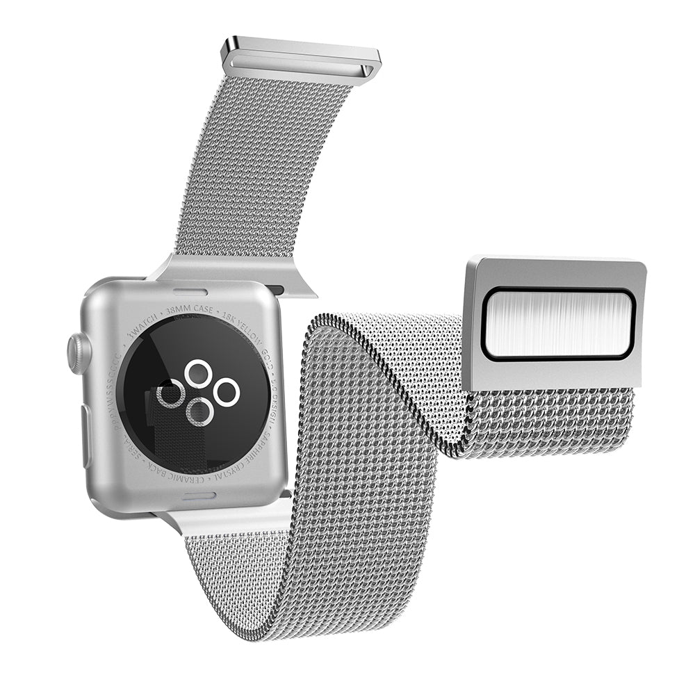 Raptic Mesh Band Serisi Watch 38/40/41/41mm Uyumlu Metal Hasır Kordon