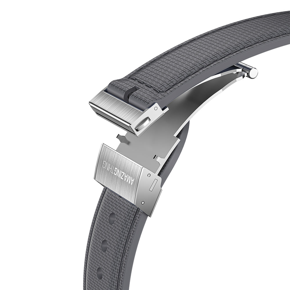 Amazingthing Titan Swift Watch 40mm Deri Dokulu Silikon Kordon