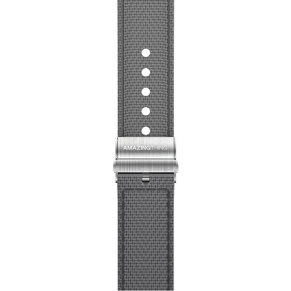 Amazingthing Titan Swift Watch 40mm Deri Dokulu Silikon Kordon