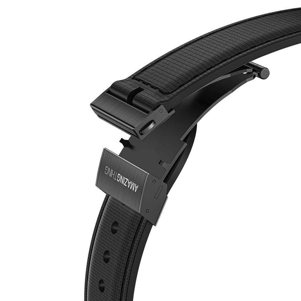 Amazingthing Titan Swift Watch 40mm Deri Dokulu Silikon Kordon