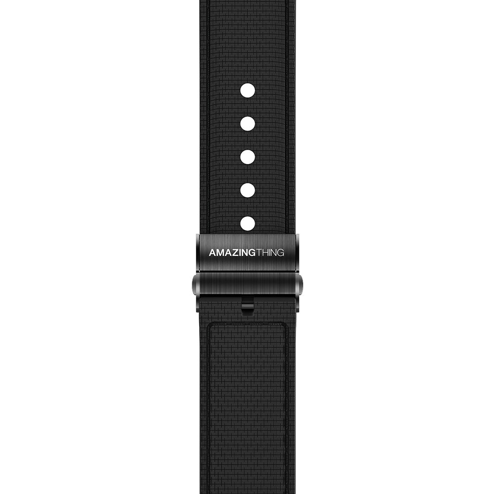 Amazingthing Titan Swift Watch 40mm Deri Dokulu Silikon Kordon