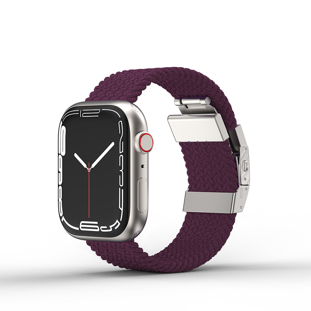 Amazingthing Titan Weave Apple Watch 1/2/3/4/5/6/SE/7/8/9/10 (38/40/41/42mm Kasa) Uyumlu Örgü Sport Kordon - 1