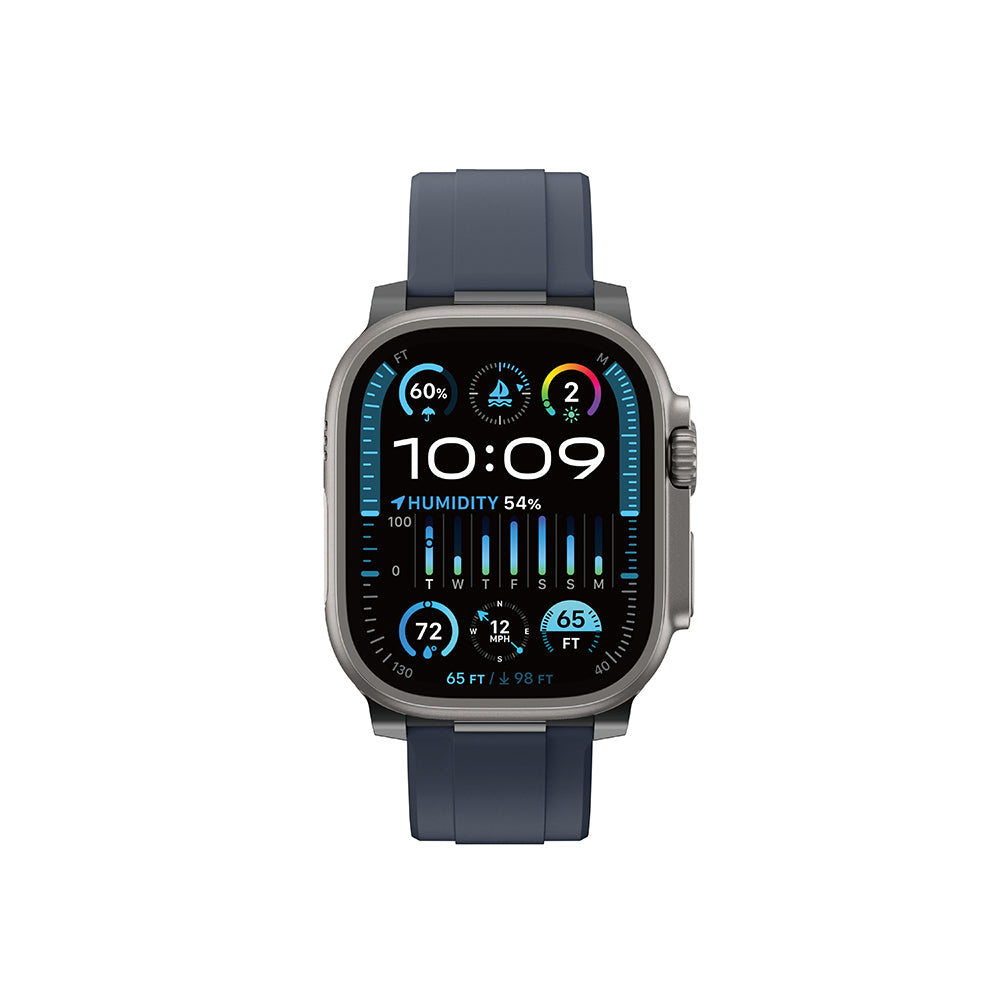 Amazingthing Titan Chrono Apple Watch 42/44/45/46/49mm Silikon Kordon