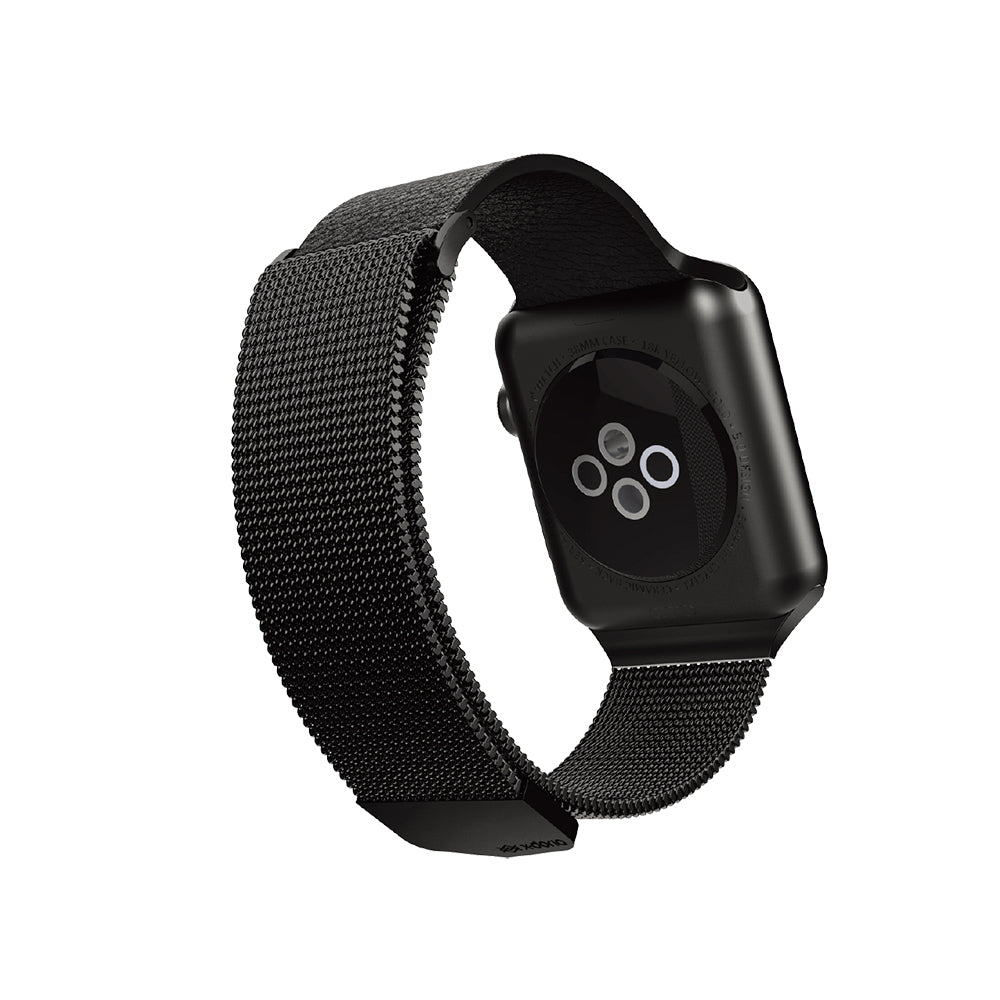 Raptic Hybrid Serisi Apple Watch 42/44/45/46/49 mm Uyumlu Metal Hasır Kordon
