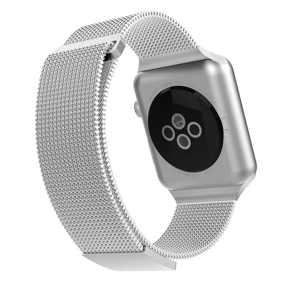Raptic Mesh Band Serisi Apple Watch 42/44/45/46/49mm Uyumlu Metal Hasır Kordon