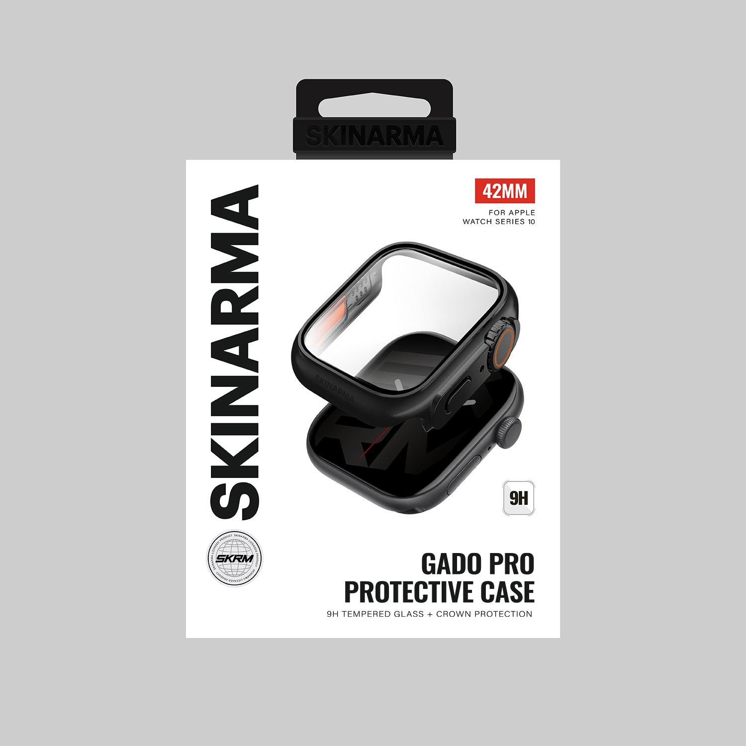 Skinarma Gado Pro Apple Watch 42mm Dijital Taç Korumalı Kasa ve Ekran Koruyucu