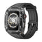 Wiwu Wi-WB013 Rambo Serisi Apple Watch 42/44/45mm Uyumlu 2in1 Şeffaf PC Kasa Koruyuculu Kauçuk Kordon